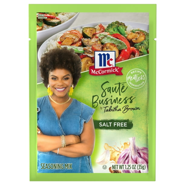 McCormick Salt Free Sauté Business by Tabitha Brown Seasoning Mix, 1.25