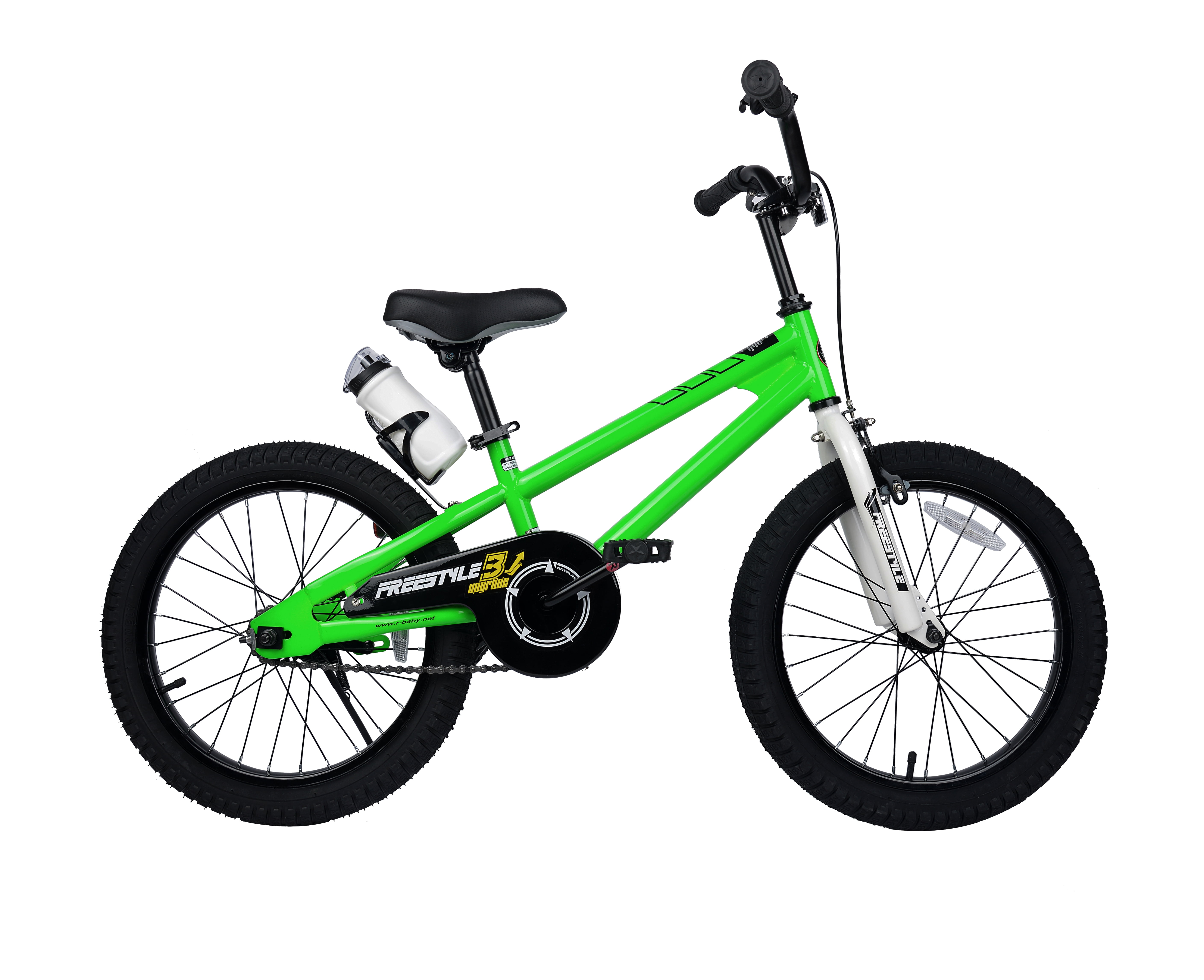 RoyalBaby Freestyle Kids Bike 18 inch Girls and Boys Kids Bicycle Green ...