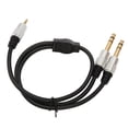thumbnail image 2 of Cable De Sonido Jack De 3,5 Mm A 6,35 Mm, Cable De PVC Macho A Macho Cable De Sonido Jack De 3,5 Mm A 6,35 Mm Para Altavoz Para Equipos De Teatro, 2 of 7
