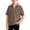 Brown, variant on ITSAME T-Shirts for Boys, Short Sleeve Breathable Comfort Lapel Summer Casual Loose Tops Brown Size 7
