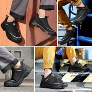 Steel Toe Shoes for Men Women Non Slip Work Shoes Lightweight Work Boots for Men Comfortable Safety Shoes Indestructible Steel Toe Shoes Industrial Construction Steel Toe Boots for Men