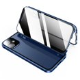 thumbnail image 1 of For  Tempered Glass Phone Case Double-sided Buckle Metal Anti-peeping Case Black, 1 of 10