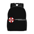 thumbnail image 1 of Mochila negra con símbolo de Resident Evil Corp. para hombre y mujer, mochila para portátil, para trabajo, negocios, viajes, mochila informal para la escuela, mochila para estudiantes universitarios,, 1 of 5