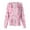 Z001_Hot Pink, variant on LHVUOA Scrub Jacket for Women Valentine Day Print Spring Scrub Jackets Pattern Long Sleeve Nurse Uniforms Workwear Tops with Pockets