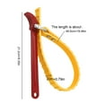 thumbnail image 3 of Neoyler Heavy Duty Oil Filter Belt Wrench Non Slip Rubber Strap Adjustable 12 Inch Handle for Car Engine Repair Suitable for Oil Tins Rust Resistant and Long Lasting, 3 of 8
