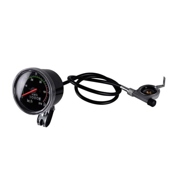 Sidaley Velocímetro de bicicleta a prueba de agua, bicicletas mecánicas, odómetro de ciclismo por ordenador, tacómetro clásico de gama alta preciso Accesorios para motos Sidaley VI020064-01