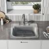 Ouvert 25 x 22 Stainless Steel, Single Basin, Top Mount Kitchen Sink