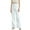 White, variant on EDFBUYKRS Female Women Pants Casual Womens Dress Pants for Work Tall Women's 2026 Loose Wide Leg Large Size Casual Washed Button Micro Horn Jeans Women's Casual Pants Xs