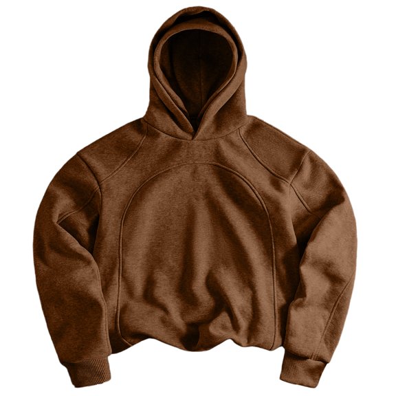 hoksml Men's Raglan'seam Cropped Pullover Hoodie for Fall Winter Daily Casual Work Outdoor Comfort
