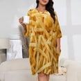 thumbnail image 2 of Club Food Holiccc Sleepshirts For Sleeping Travels Loose Sleepdress Pajama Dress Soft Nightdress Sleepwear, 2 of 7