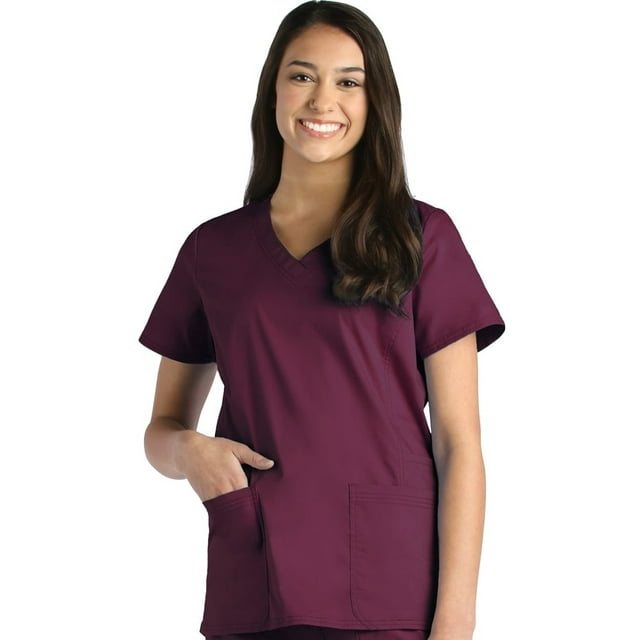 Blossom by Maevn Haut de Blouse Médicale Col en V pour Femmes