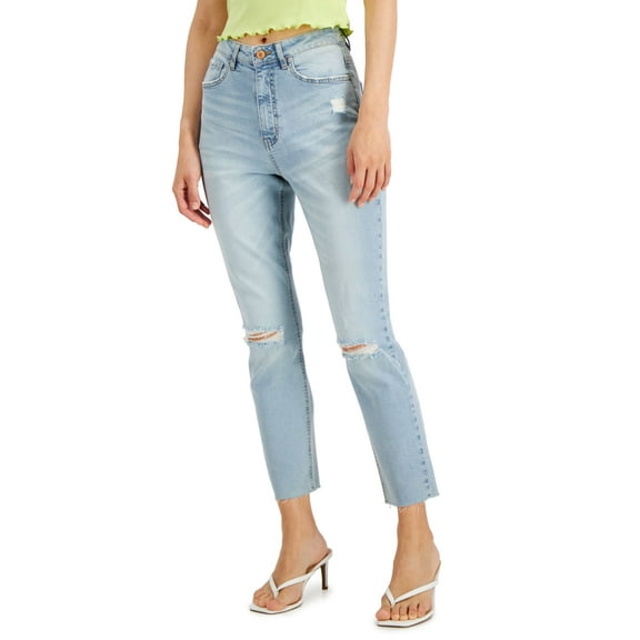Juniors' Ripped Raw-Hem Jeans Sulley 11