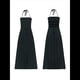 thumbnail image 3 of Vestidos Largos Bohemios Sexys de Verano Sin Espalda para Mujer Negro M, 3 of 5