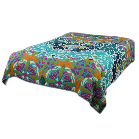 Edredón de poliéster Rizzy Home BT1824 270 x 234 cm Floral King