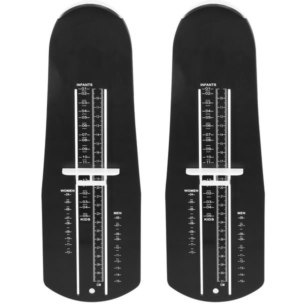 WORGEOUS 2pcs Dispositivo de medición del pie Tamaño del tamaño del tamaño del tamaño de los Estados Unidos para niños adultos Hombres Mujeres