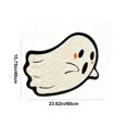 thumbnail image 3 of Yhmxh Halloween Bathroom Rugs, Halloween Ghost Shaped Bath Mats, Farmhouse Non-Slip Area Rug, Fluffy Absorbent Ghost Doormat for Bathroom Halloween Decorations 15.7x23.6 Inches, 3 of 6