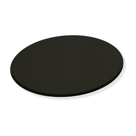 

Lazy Susan 21 Round Custom Turntable Caddy for RV Indoor/Outdoor Patio Kitchen Picnic BBQ and Food Service Covered in Your Choice of a Colored Vinyl (Black Vinyl )