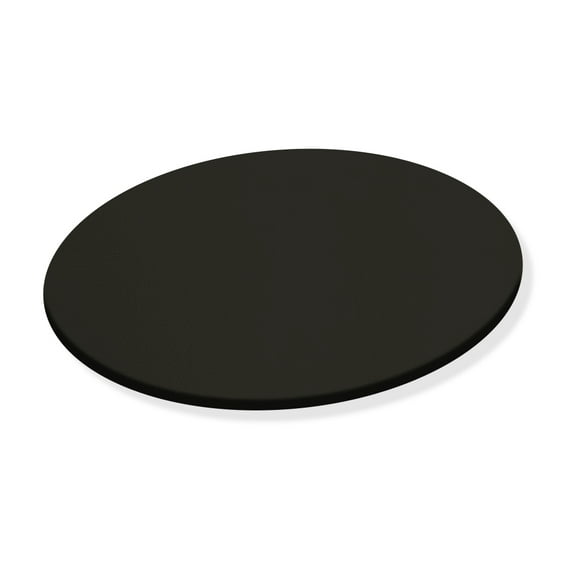 The Furniture King Lazy Susan 29" Round Black Vinyl Covered Custom Turntable for Dining Room, Entertaining, RV, Patio, Kitchen, Picnic, BBQ or Food Service