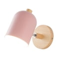 thumbnail image 2 of 2x Lámparas De Pared Para Mesita De Noche Pantalla Giratoria Soporte De Pared E27 Hogar Gris Y Rosa Sunnimix Luces de cabecera giratorias, 2 of 8