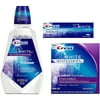 Crest 3D White Whitestrips, Rinse and Toothpaste Value Bundle