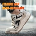 thumbnail image 4 of AUXDIQ Steel Toe Work Shoes for Men Women Construction Industrial Safety Sneakers, 4 of 5