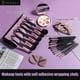 thumbnail image 2 of Set de brochas de maquillaje BS-MALL, 25 unidades, con brocha triangular y bolsa, 2 of 6
