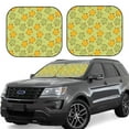 thumbnail image 2 of Uemuo Cute Turtle Printed 2 PCS Car Windshield Sun Shade, Auto Sun Heat and UV Rays Blocker, Foldable Automotive Front Window Sunshade Protector, 2 of 7