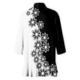 thumbnail image 5 of JULMCOMO White Cardigan for Women 3/4 Sleeve Summer Sweaters for Women Lightweight Open Front Shrug Cardigan Floral Print Dressy Casual Cute Duster Cardigans, 5 of 7