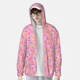 thumbnail image 4 of Haiem Pink Donut UPF 50+ Fishing Shirts for Men Long Sleeve UV Sun Protection Hoodie Non-Mask Outdoor Hiking Shirts, 4 of 9