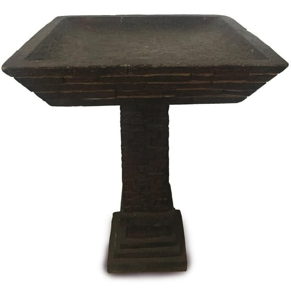 Angelo Décor Square Birdbath