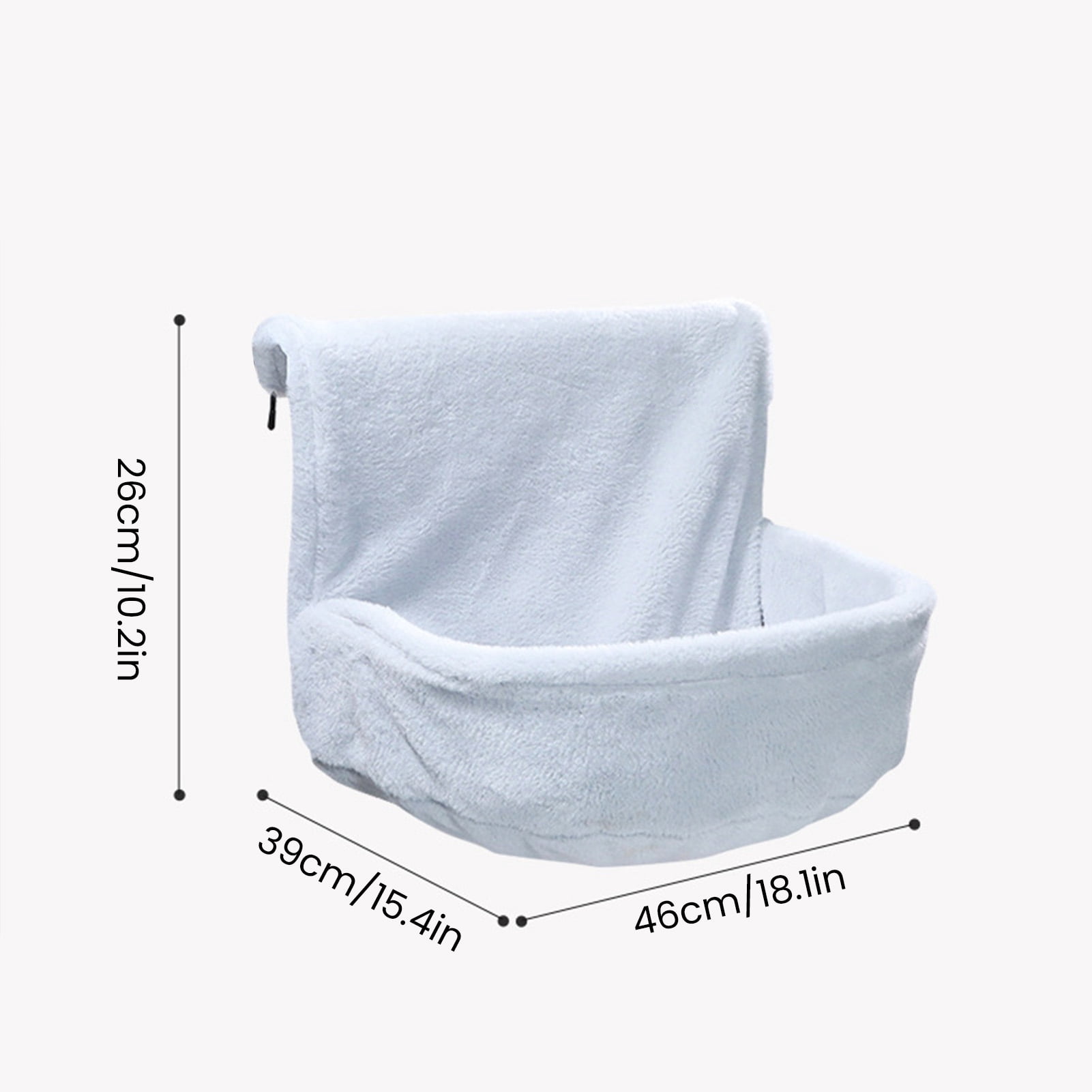 YIFAEUX Hanging Cat Bed Cat Window Perch Bedside Plush Hammock Nest with Removable Washable Cover for Indoor Cats Sleeping Rest