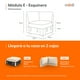 thumbnail image 2 of Esquinero Sala Seccional Modular Adapti Beige Ostra | Modulo E, 2 of 9