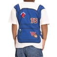 thumbnail image 4 of Wonder Nation Toddler Boys Embroidered Patch Graphic Backpack Tee with Short Sleeves, Sizes 12M-5T, 4 of 8