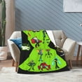 thumbnail image 3 of Cartoon Boys Girls Blanket Super Soft Cozy Warm Plush Throw Blanket, Lightweight Fuzzy Flannel Blankets for Couch Sofa Bed Travel and Camping Gifts 60"X50", 3 of 8