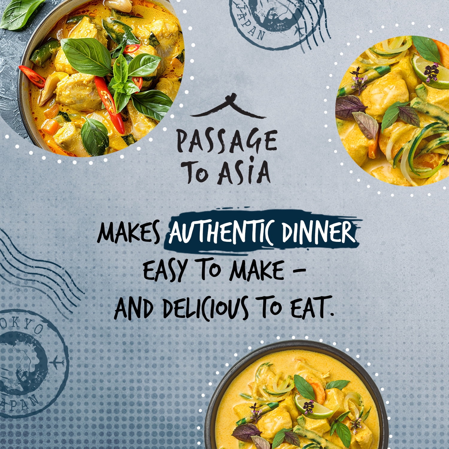 Passage to Asia, Yellow Thai Curry Stir Fry, 7 oz