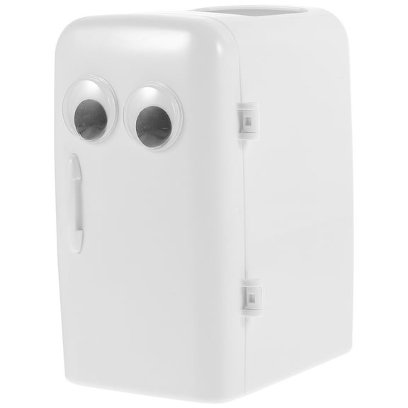 Raindrops Pencil Holder Cute White PP Simple Style For Office Desk Accessories 1Set 5.4x4.1x3.1in