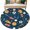 Multicolor, variant on Sports Theme Washable Round Rug 6ft Area Rug for Living Room, Soft Large Non-Slip Circle Dining Room Rugs Cartoon Soccer Baseball Basketball Star Blue Carpet for Bedroom Entryway Classroom Dorm
