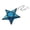Blue, variant on Moroccan Lantern Decorative Star Shaped Stained Glass Tea Light Lantern with Metal Frame Hanging Candle Holder for Indoor Outdoor Patio Garden, Easy Hanging