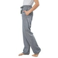 thumbnail image 3 of HiddenValor Boys Knit Cotton Pajama Lounge Pants with Pockets - Grey, Medium, 3 of 6