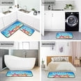 thumbnail image 4 of SKYSONIC Hello Summer Kitchen Mats and Rugs Funny Sunglasses Starfish Floor Runner Area Rug Washable Carpet Perfect for Living Room Bedroom Entryway,19.7"x27.6"+19.7"x47.2", 4 of 7