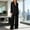 Black, variant on Women's Pant Suits Two Piece Set Blazer and Pants Notched Lapel Button Down Long Sleeve Wide Leg with Pockets Business Casual Fall Winter Daily Wear Office