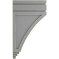 thumbnail image 2 of Ekena Millwork 5"W x 6"D x 10 1/2"H Medium San Juan Wood Vintage Decor Corbel, Pebble Grey, 2 of 6