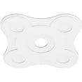 thumbnail image 2 of 36"OD x 6"ID x 12 1/2"C x 1"P Luna Architectural Grade PVC Contemporary Ceiling Medallion, 2 of 11