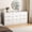 White, variant on Mintazer 9 Drawers Dresser, 63" Large Deep Storage Chest of Drawers with Gold Metal Handles for Entryway Bedroom Living Room Hallway, Black