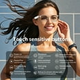 thumbnail image 3 of GS13Fashion Bluetooth Glasses Smart Glasses Listening To Music Talking Sunglasses UV400 Ultraviolet Polarized Lenses Intelligent, 3 of 16