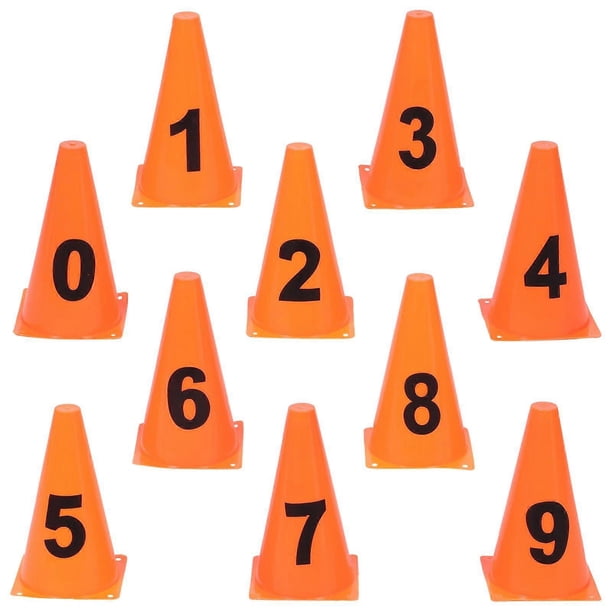 1 Set of Numbered Soccer Cones Soccer Training Cones Number Cones Agility Training Cones for Football