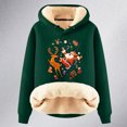 thumbnail image 4 of WEAIXIMIUNG Robe Chandail en Molleton Filles Imprimé Père Noël avec Capuche Confortable à Manches Longues, 4 of 4
