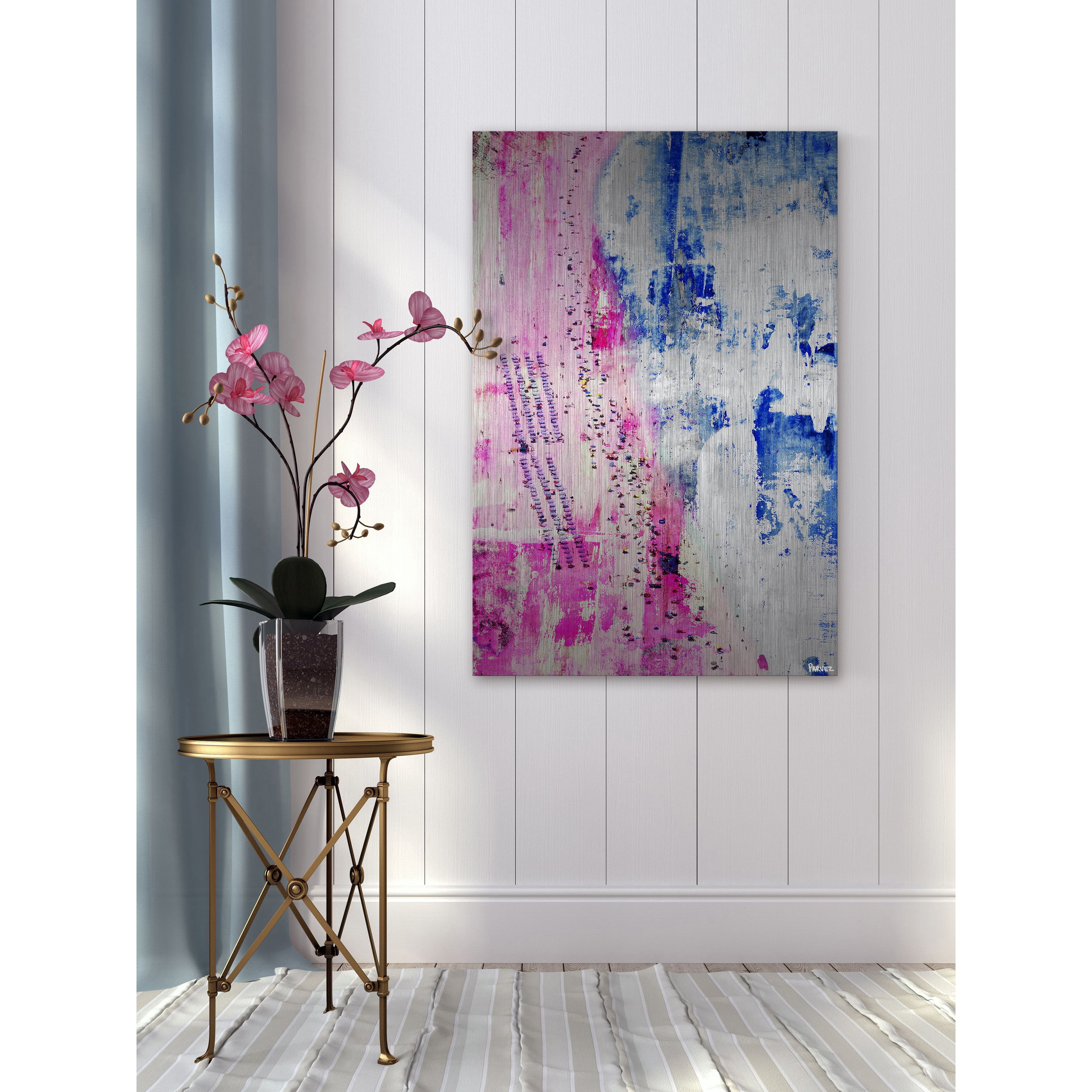 "Exhilaration" Painting Print on Brushed Aluminum