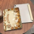 thumbnail image 4 of Tuohive iPad Case for iPad Mini4/5 7.9in Auto Wake Sleep TPU Smart Stand Back Cover with Pen Slot Golden Tulip Rabbit, 4 of 10