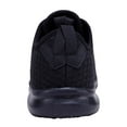 thumbnail image 3 of NEWMAL Women's Walking Shoes Comfy Casual Knit Sneaker （6 ALL BLACK）, 3 of 7